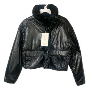 All In Motion Junior's Puffer Coat, Black, Crop, XS, S, M, L, XL, XXL, NWT